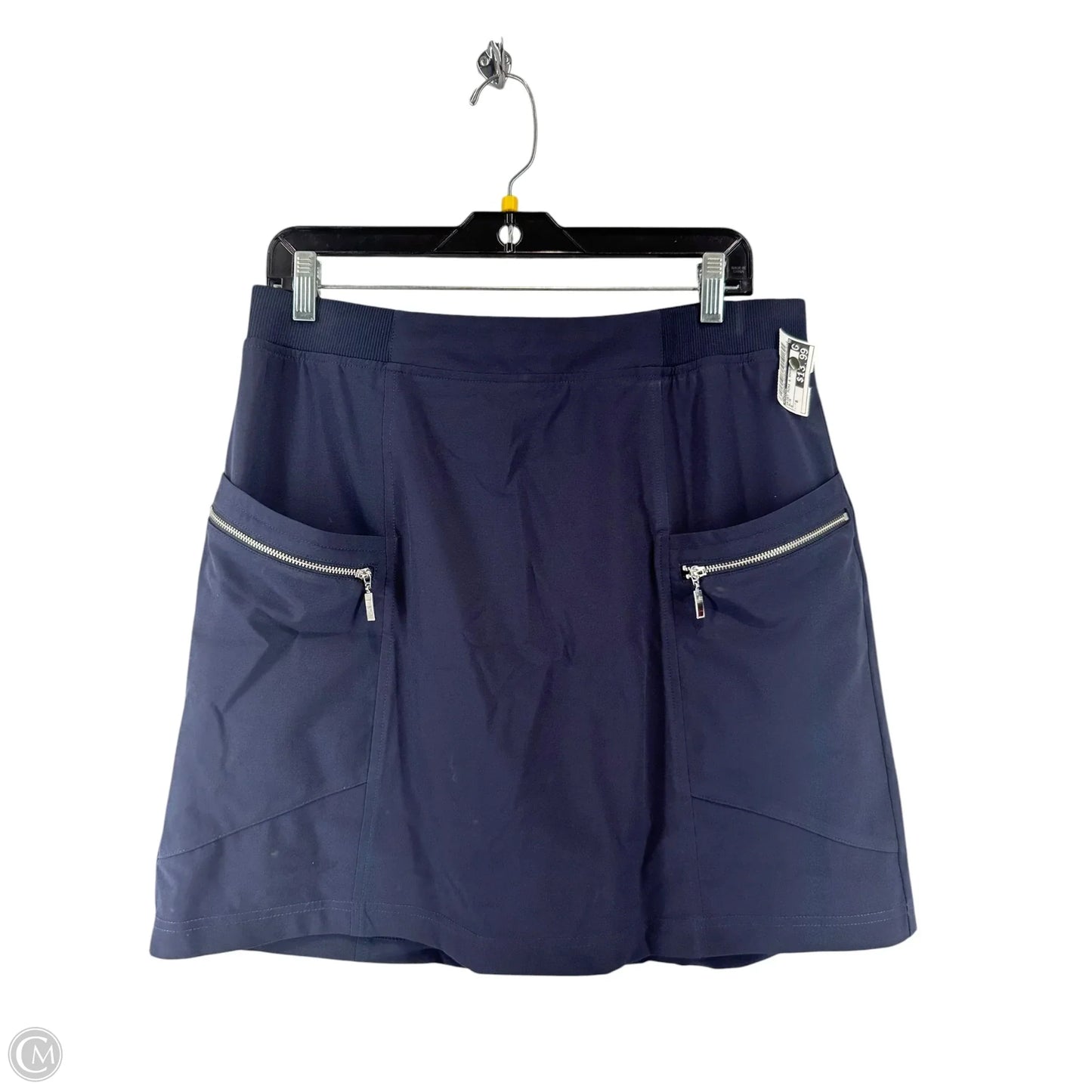 Skirt Mini & Short By Chicos In Blue, Size: 8