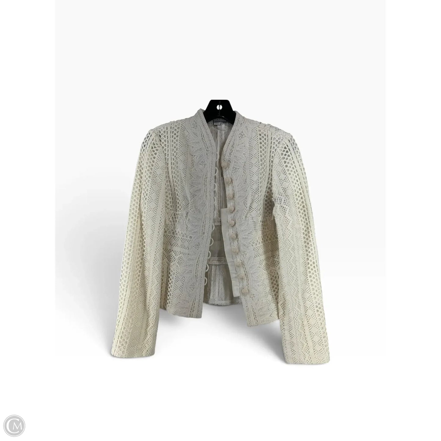 Blazer By Kay Unger In Cream, Size: 2