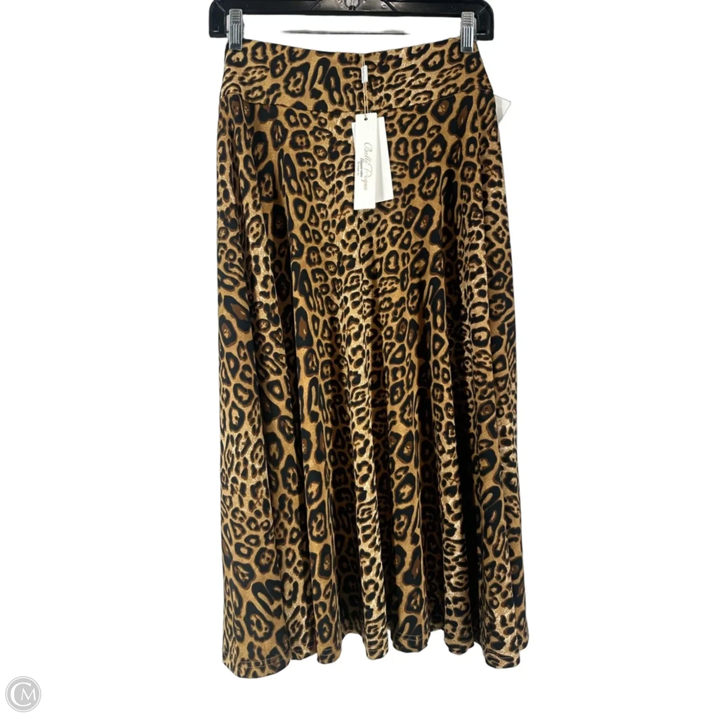Skirt Midi By Clothes Mentor In Leopard Print, Size: 2x