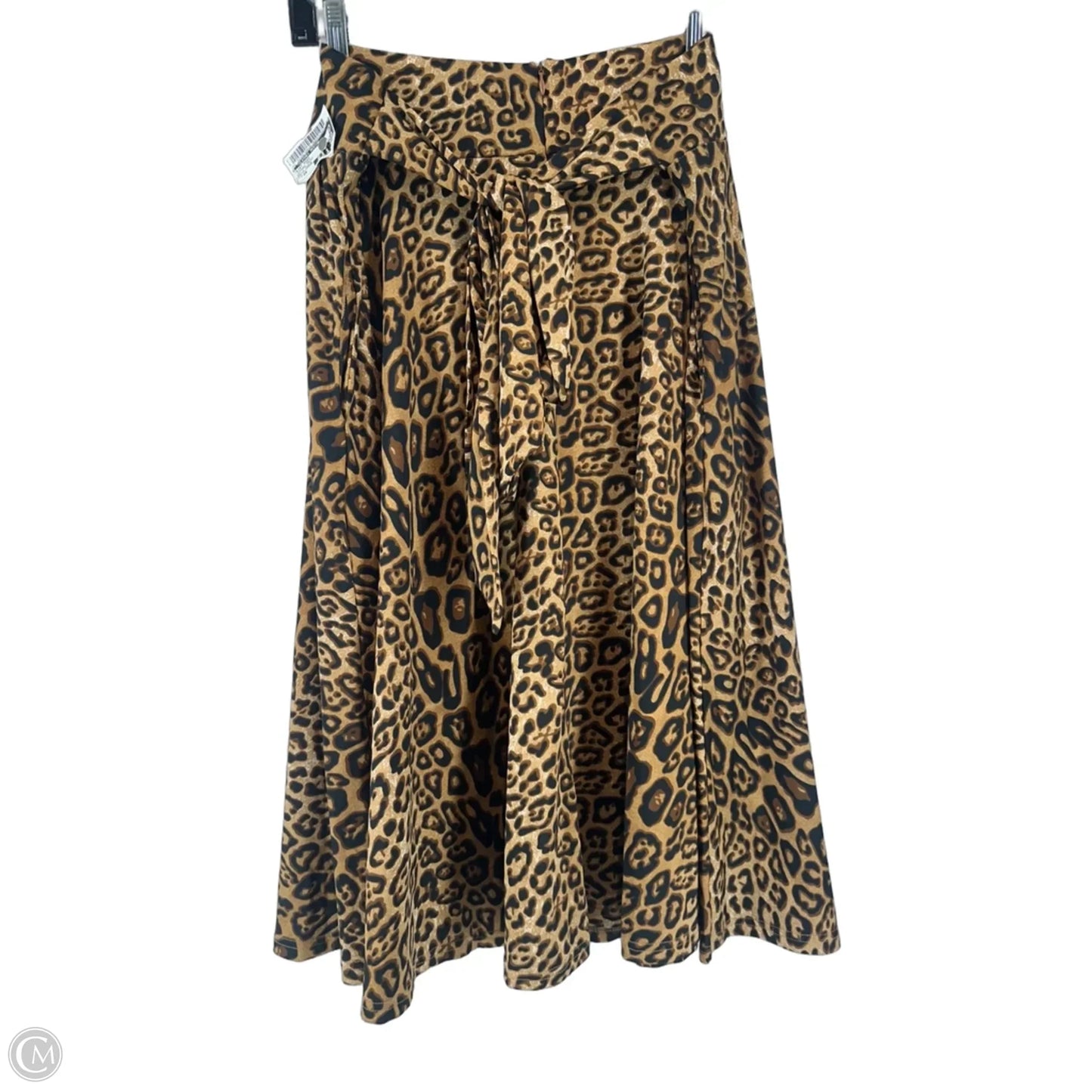 Skirt Midi By Clothes Mentor In Leopard Print, Size: 2x