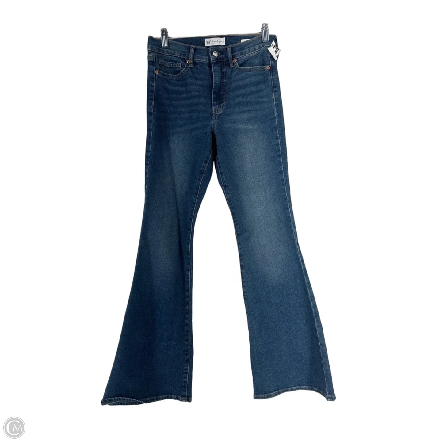 Jeans Flared By Jessica Simpson In Blue Denim, Size: 4