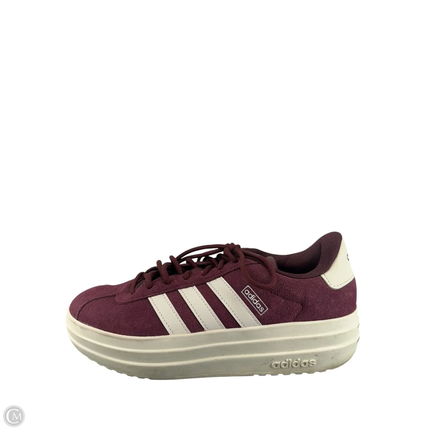 Shoes Sneakers By Adidas In Maroon, Size: 8.5
