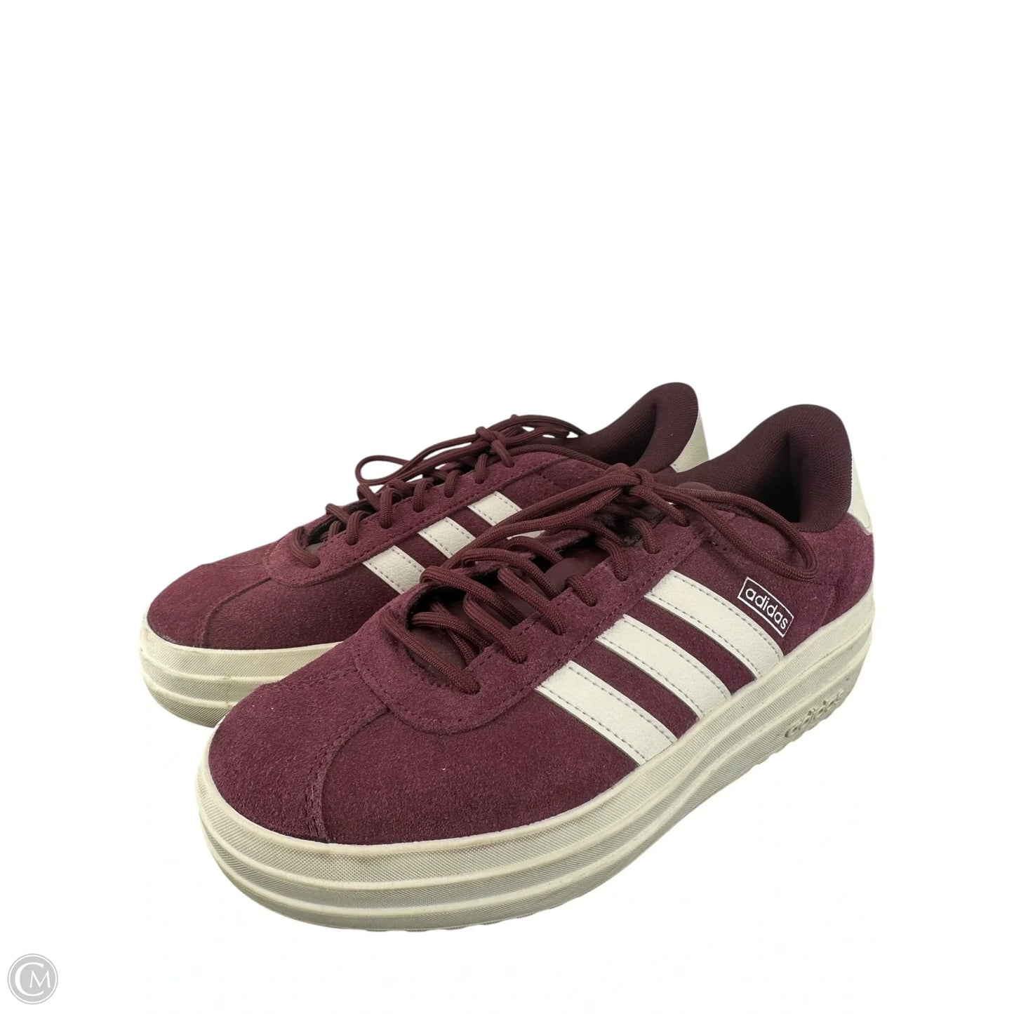 Shoes Sneakers By Adidas In Maroon, Size: 8.5