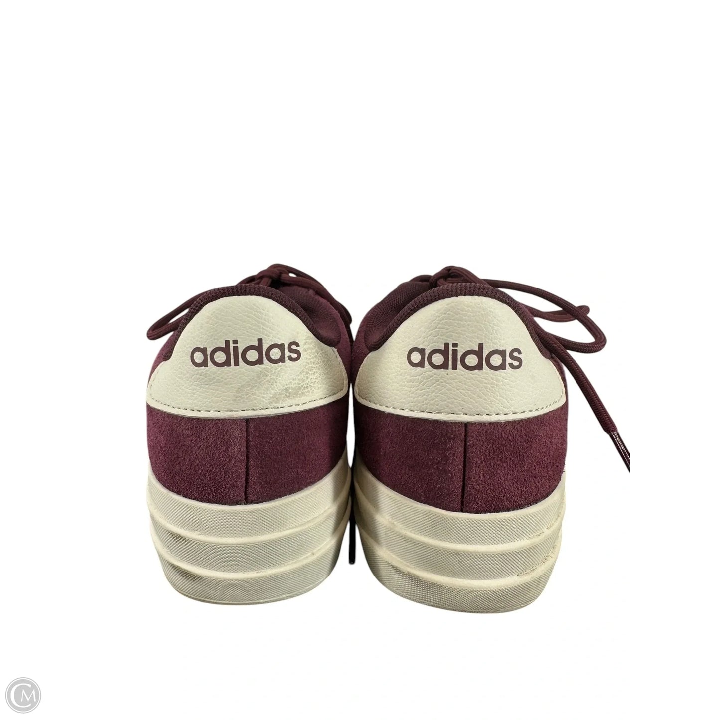 Shoes Sneakers By Adidas In Maroon, Size: 8.5