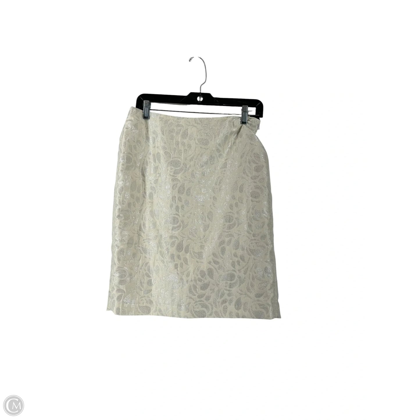 Skirt Midi By Anne Klein In Cream, Size: 6