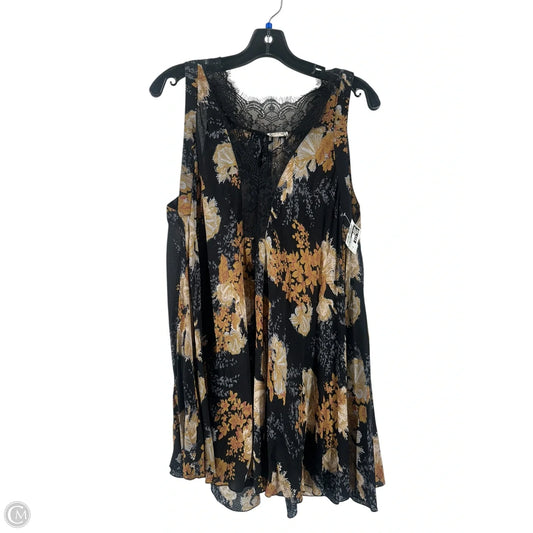 Top Sleeveless By Free People In Black & Cream, Size: Xs