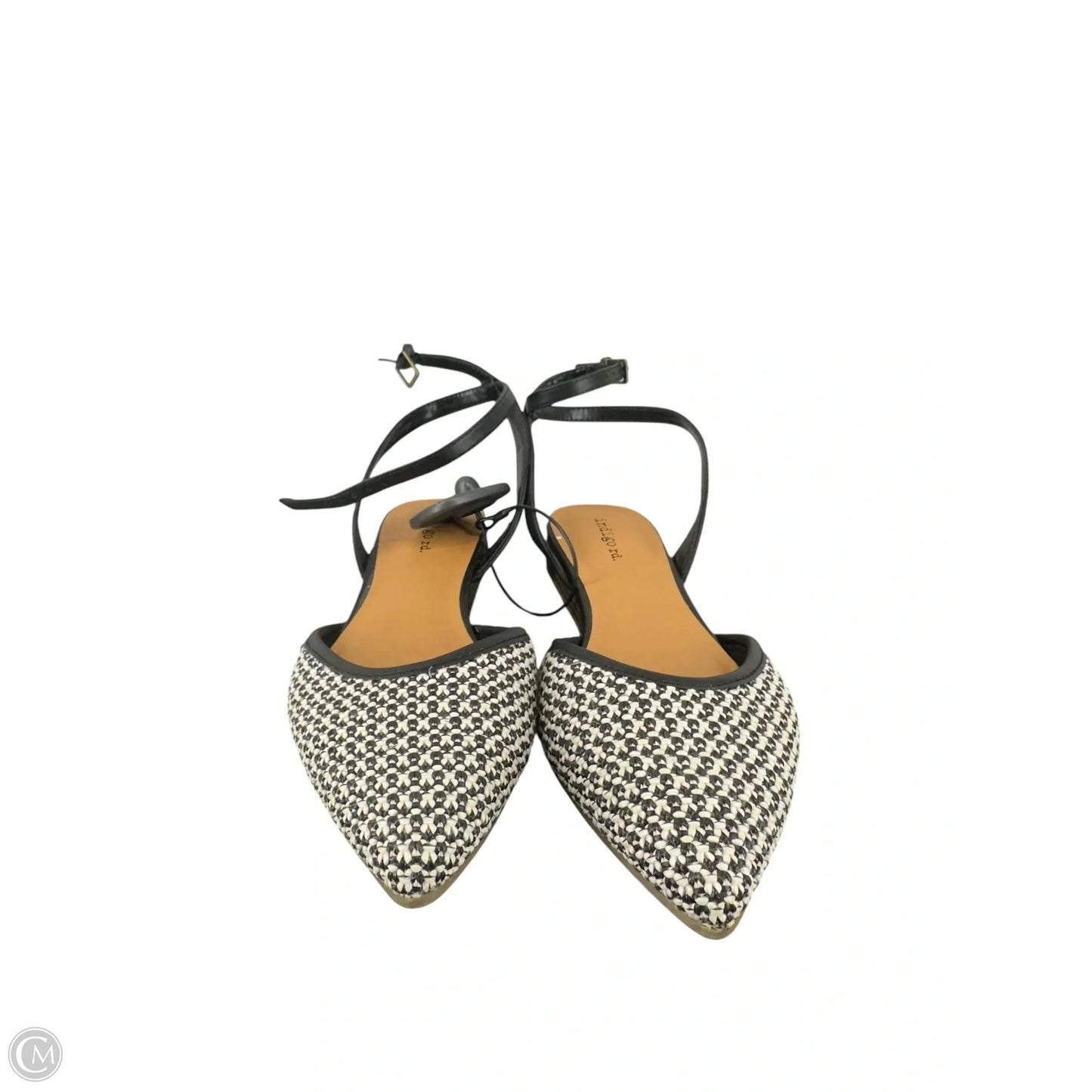 Shoes Flats By Indigo Rd In Black & White, Size: 8