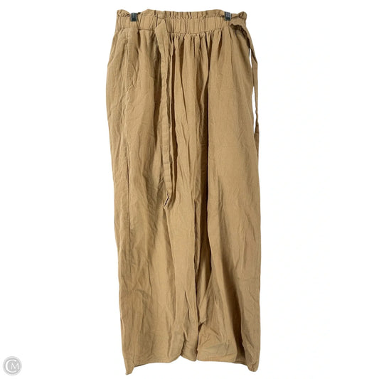Pants Linen By Clothes Mentor In Tan, Size: M