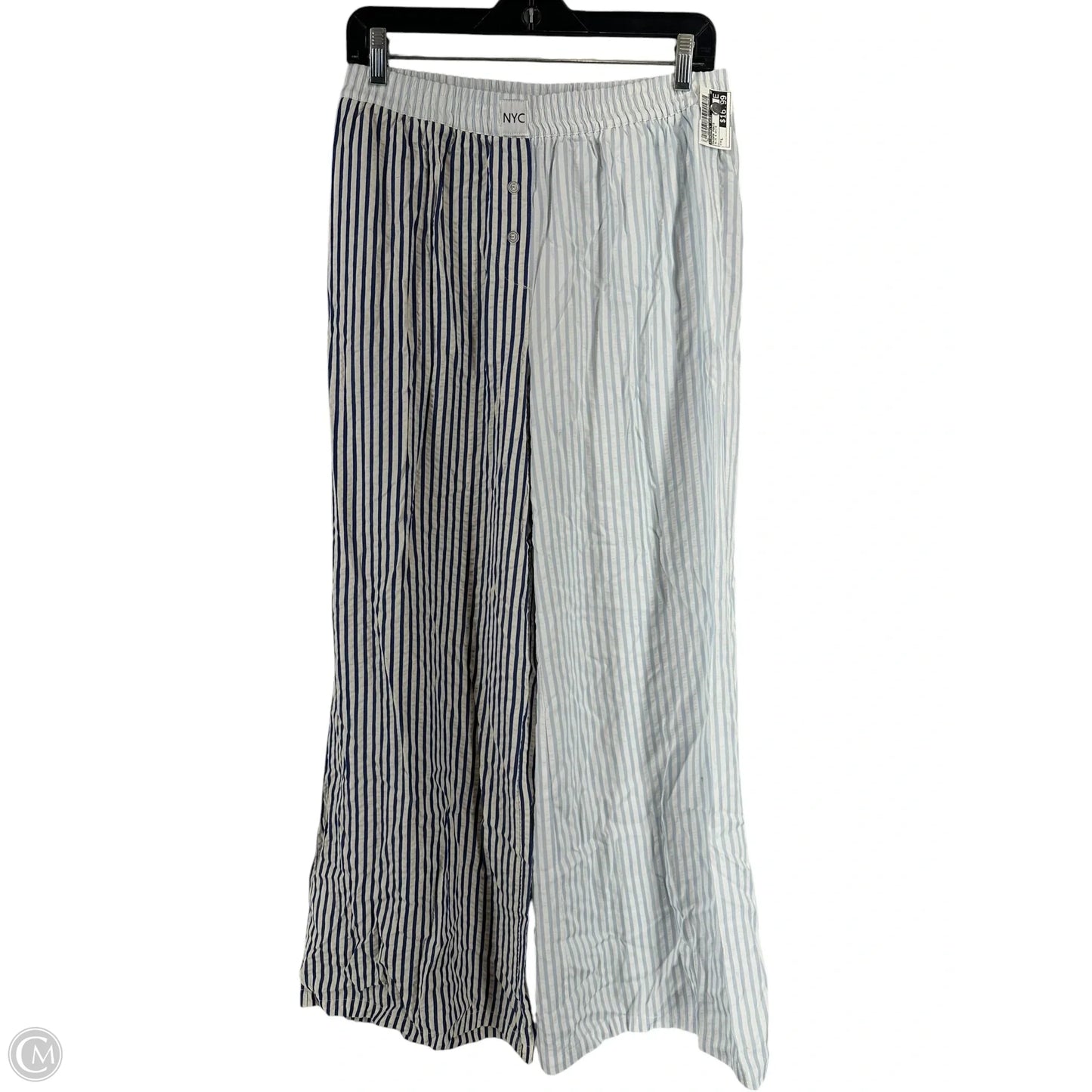 Pajama Pants By Sincerely Jules In Blue & White, Size: L