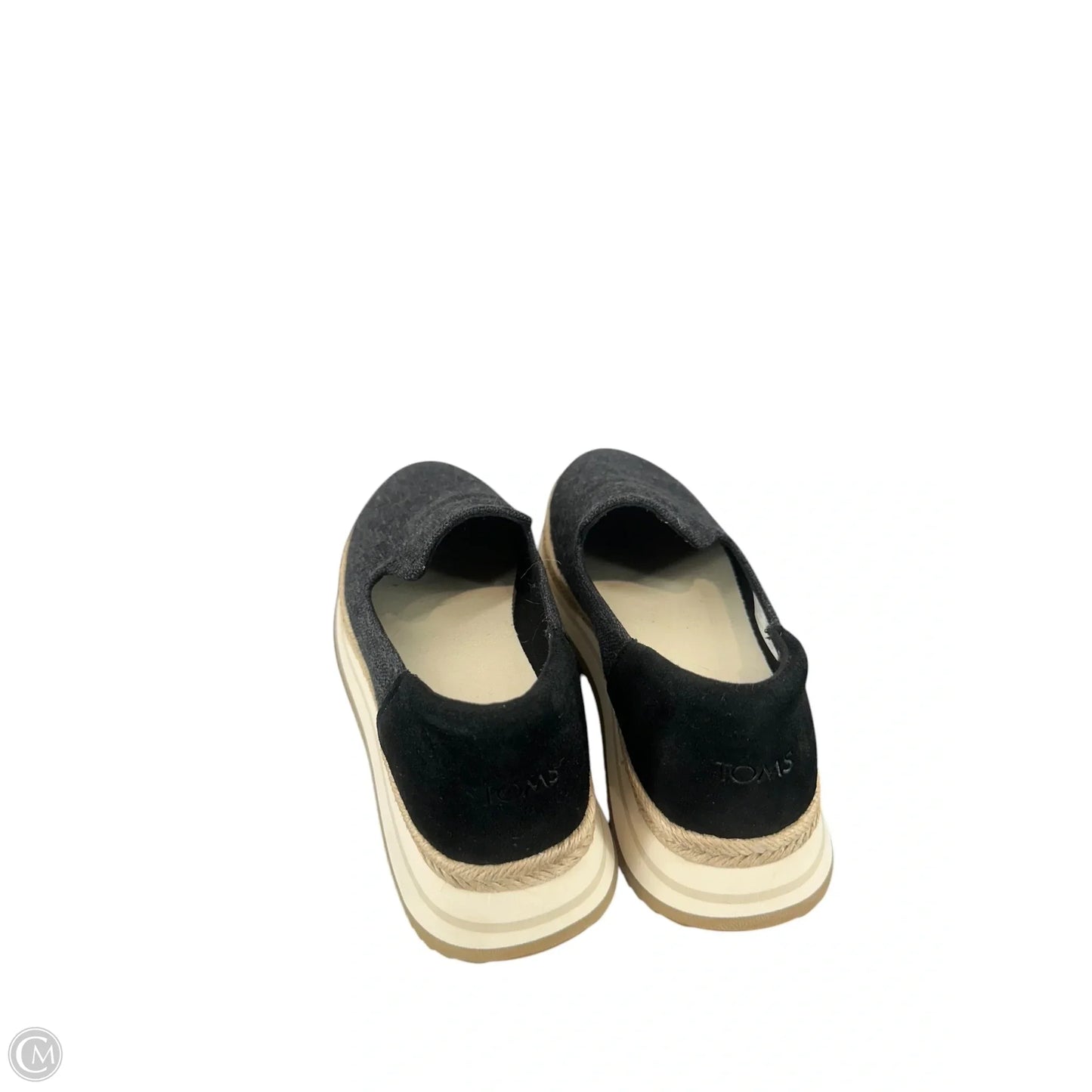 Shoes Heels Platform By Toms In Black, Size: 8