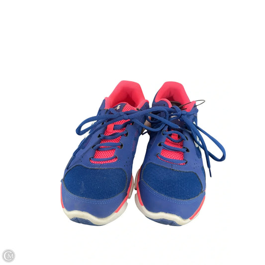 Shoes Athletic By Under Armour In Blue & Pink, Size: 9