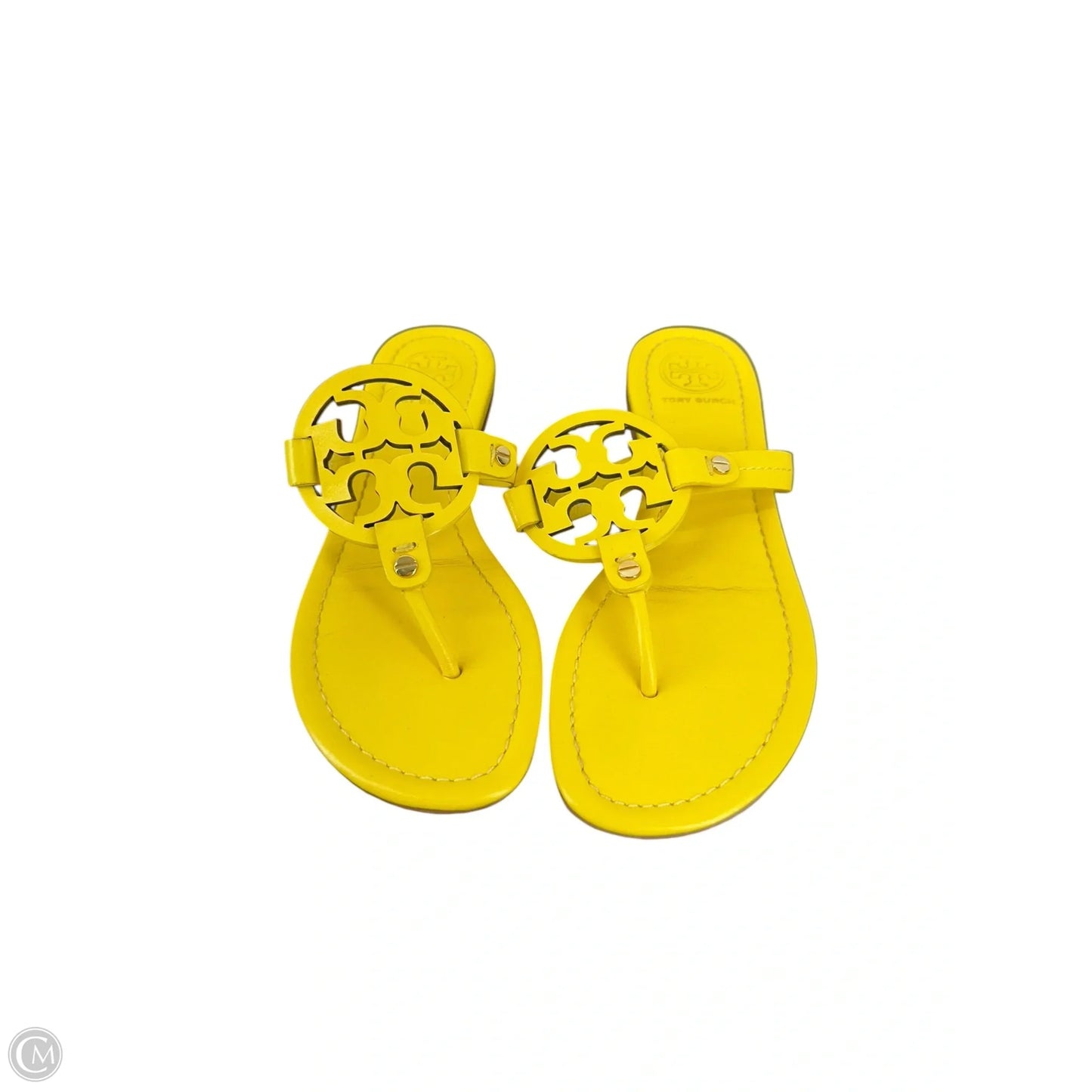 Shoes Designer By Tory Burch In Yellow, Size: 7