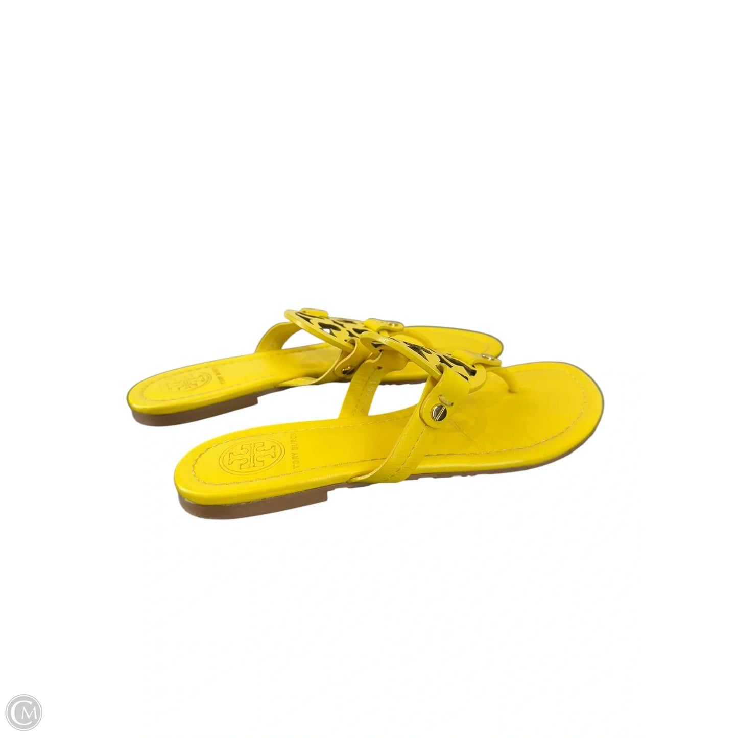 Shoes Designer By Tory Burch In Yellow, Size: 7