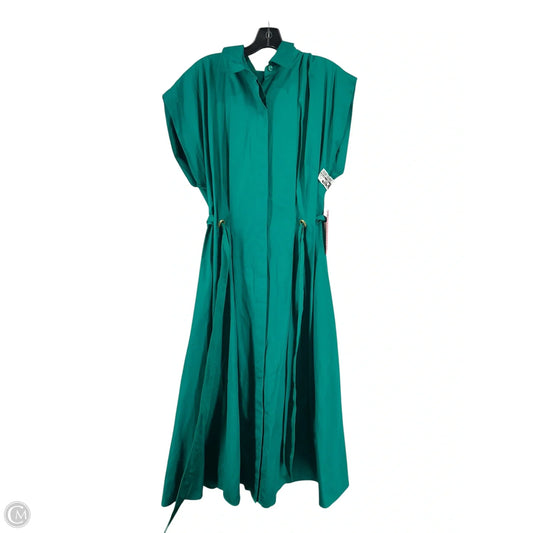 Dress Party Long By Donna Karan In Green, Size: 16