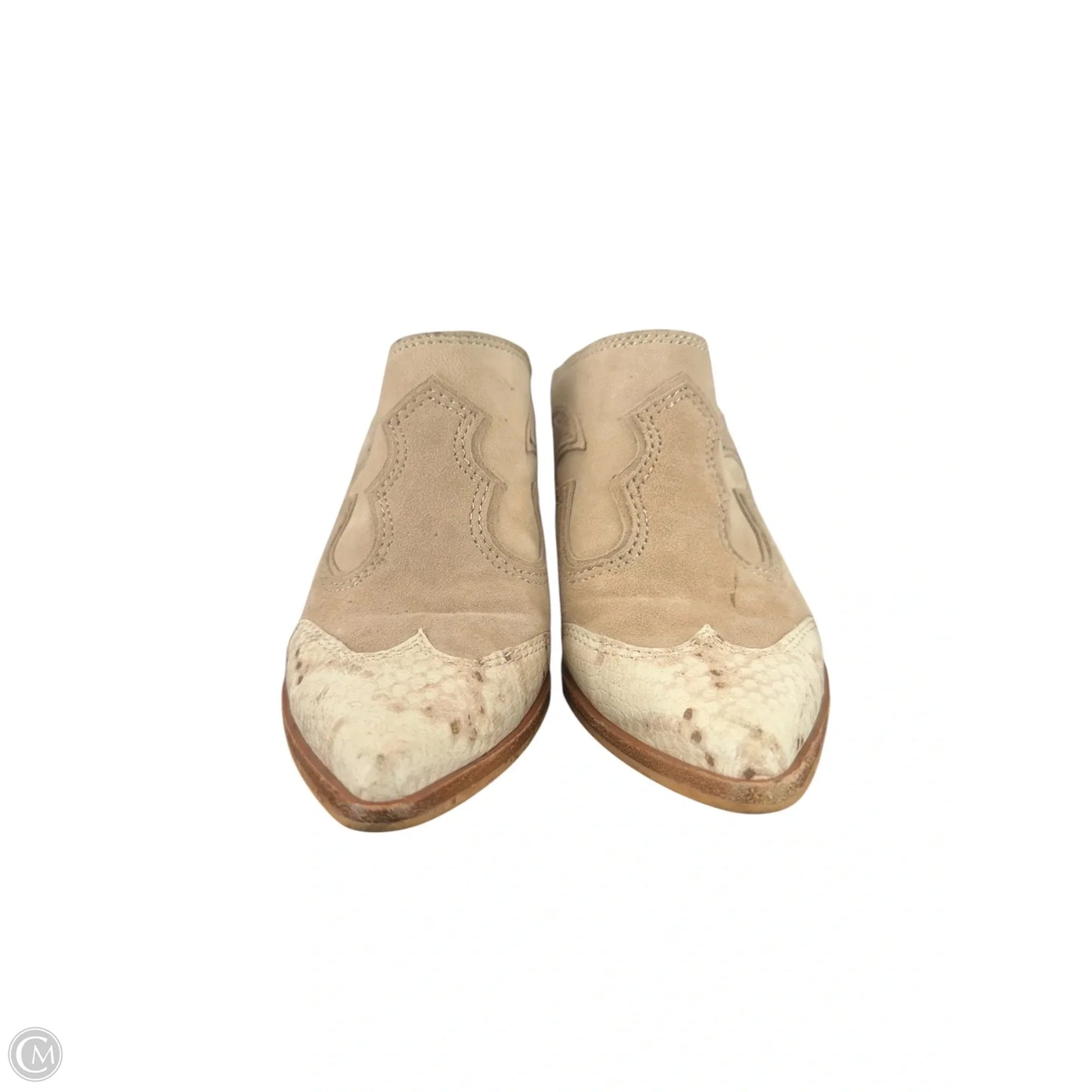 Shoes Heels Block By Dolce Vita In Beige, Size: 6