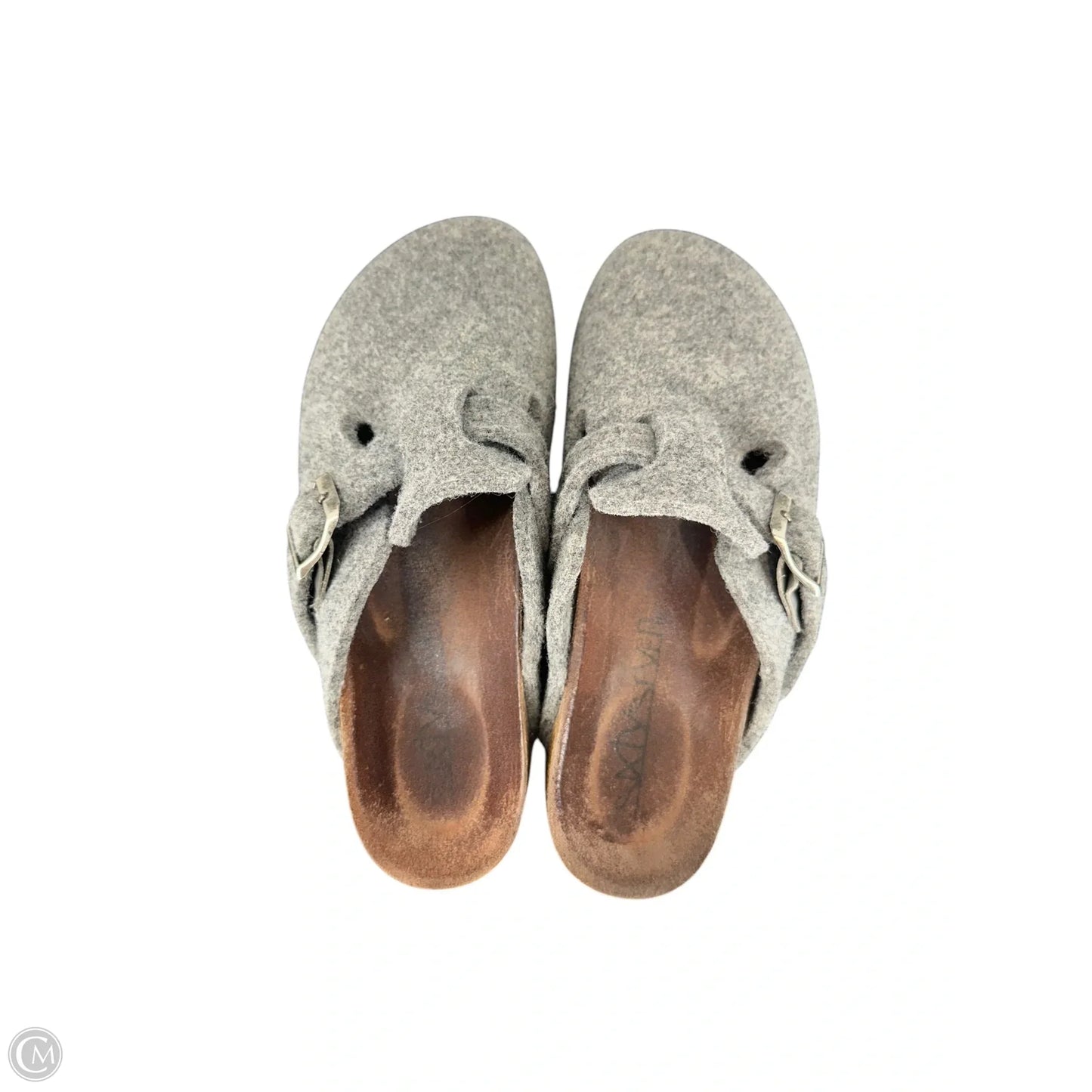 Shoes Flats By Clothes Mentor In Grey, Size: 8