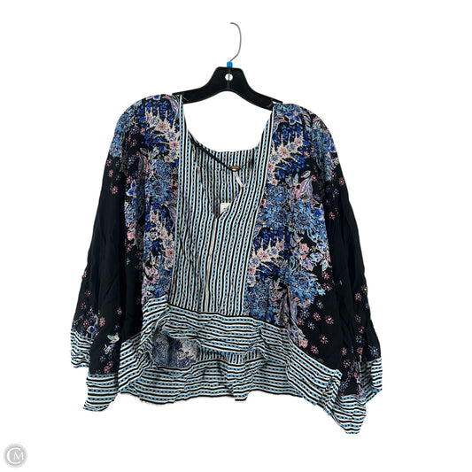 Top Long Sleeve By Free People In Multi-colored, Size: M