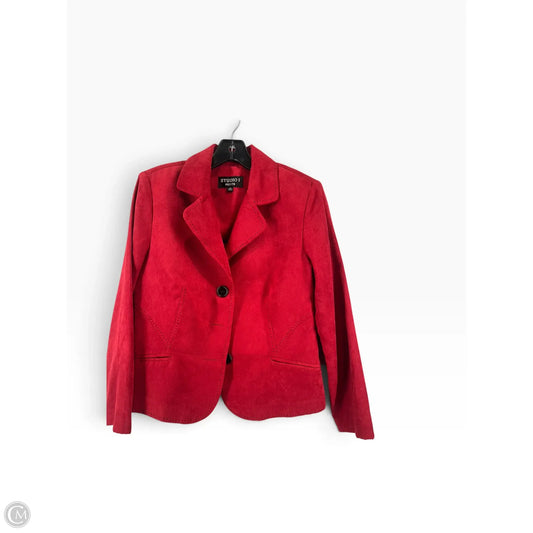 Blazer By Studio 1 In Red, Size: 10p