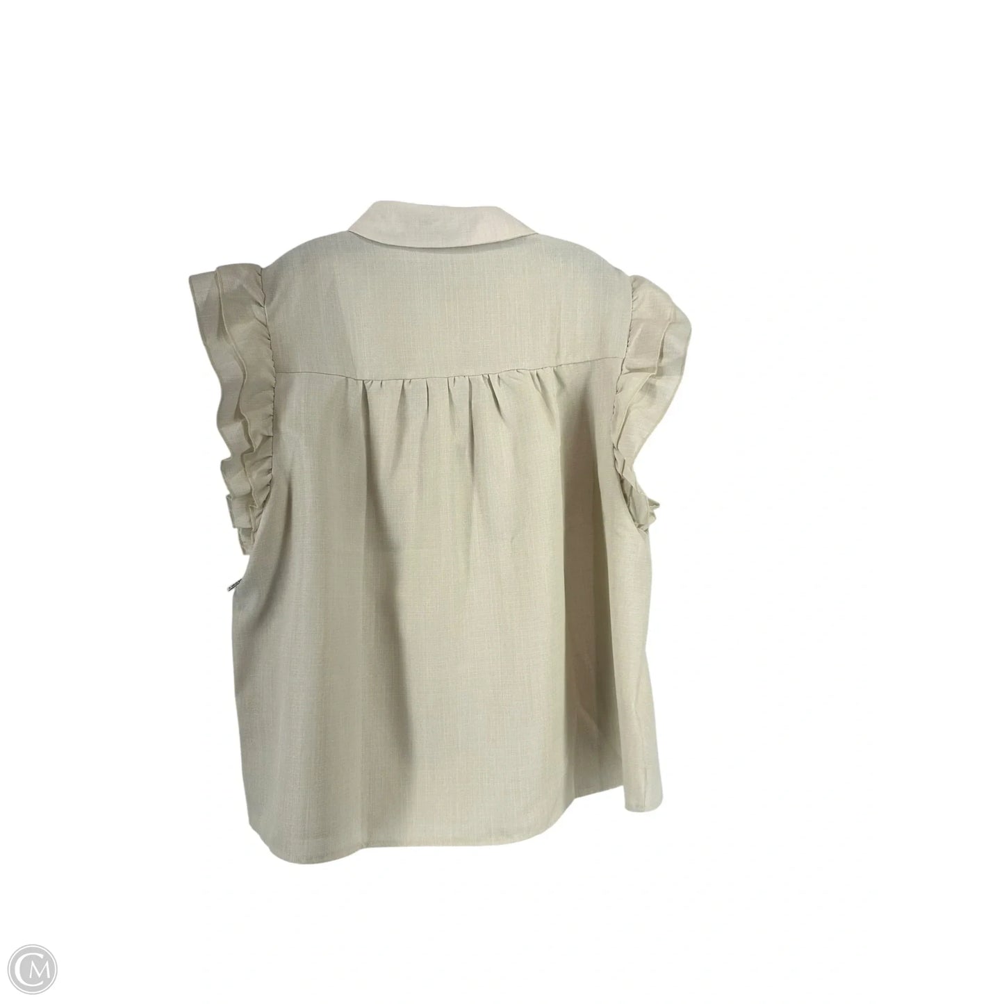 Pants Set 2pc By Clothes Mentor In Beige, Size: 2x
