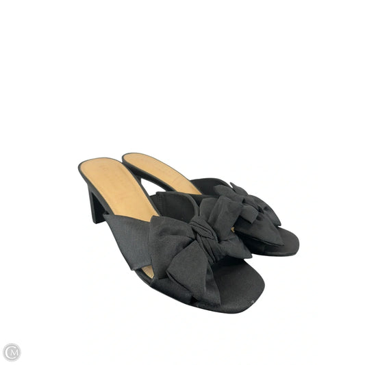 Shoes Heels Kitten By Clothes Mentor In Black, Size: 8.5