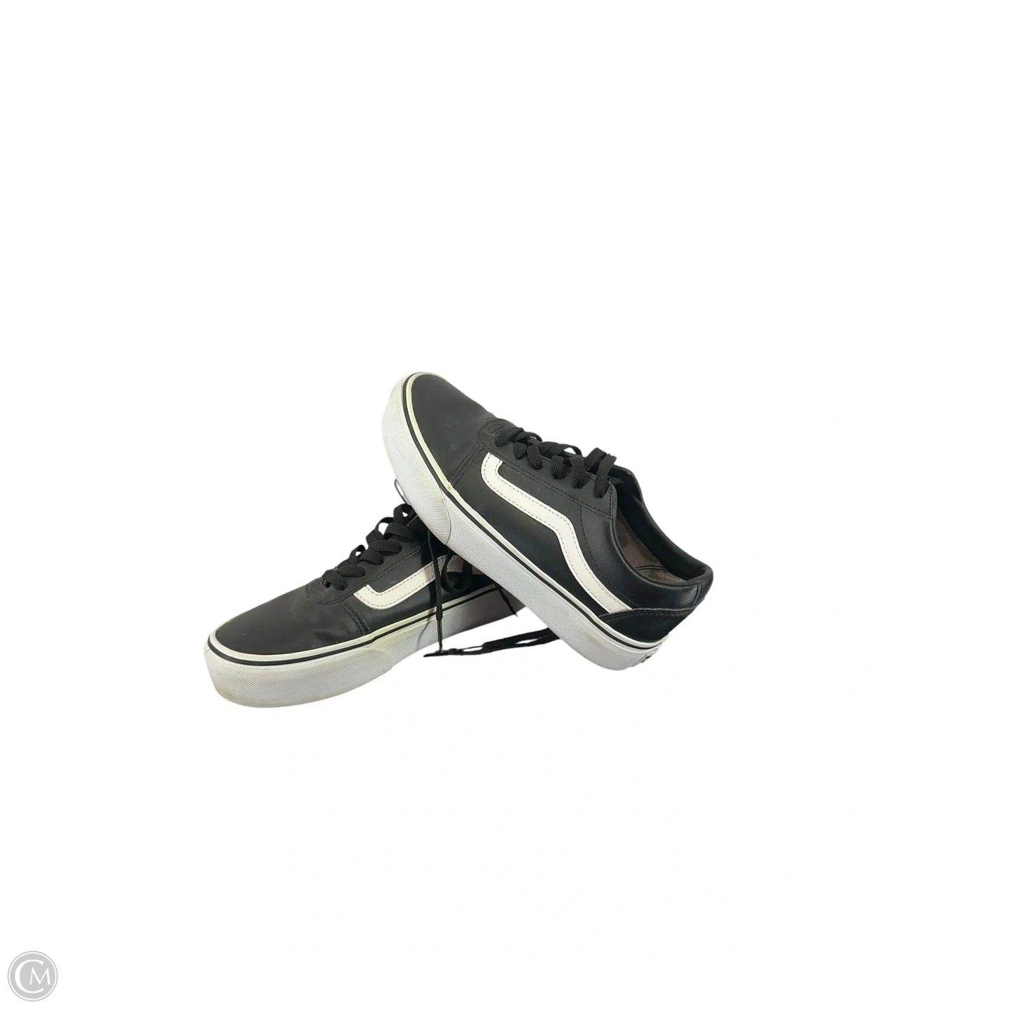 Shoes Athletic By Vans In Black, Size: 7.5