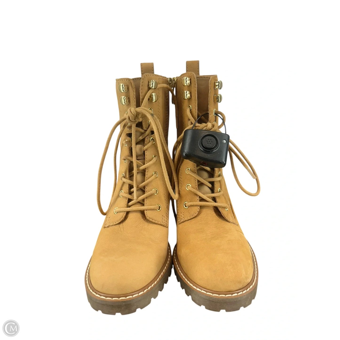 Boots Ankle Heels By Crown Vintage In Tan, Size: 6.5