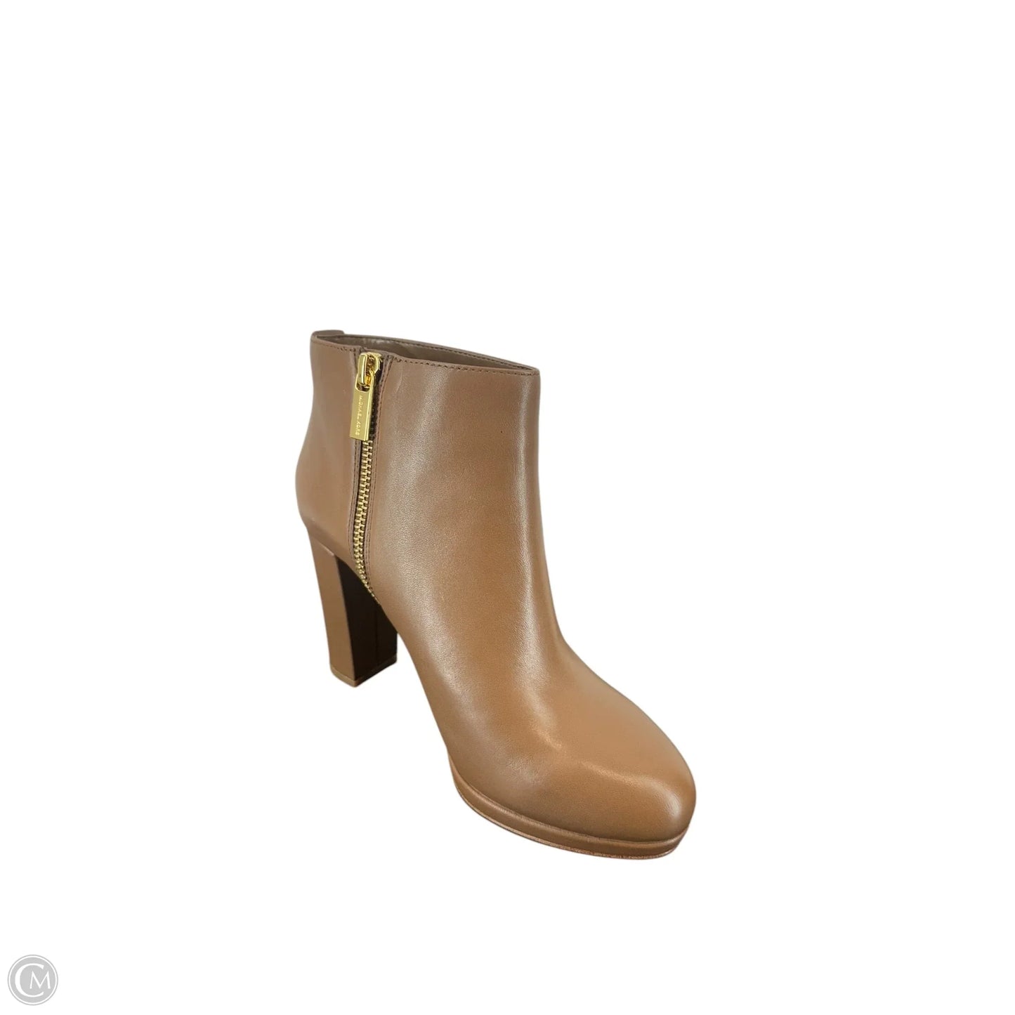 Boots Ankle Heels By Michael By Michael Kors In Brown, Size: 5.5