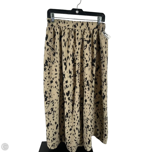 Skirt Maxi By Shein In Black & Tan, Size: L