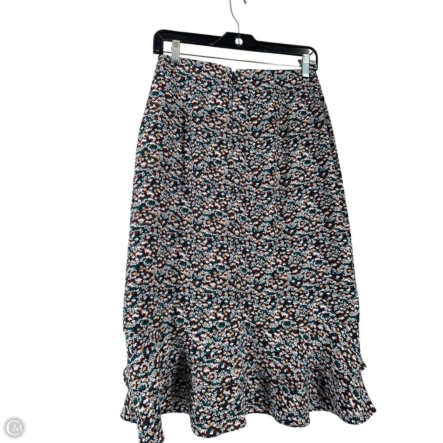 Skirt Midi By Ann Taylor In Floral Print, Size: 6