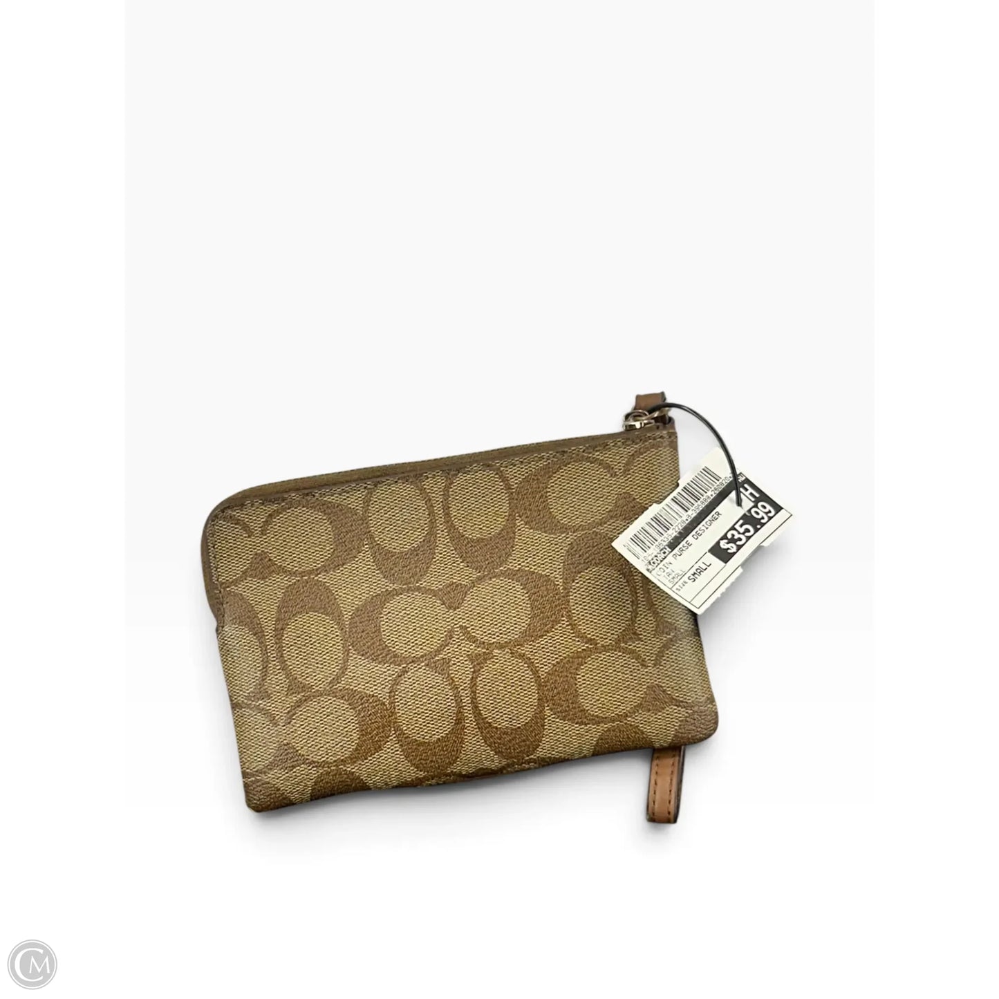 Coin Purse Designer By Coach, Size: Small