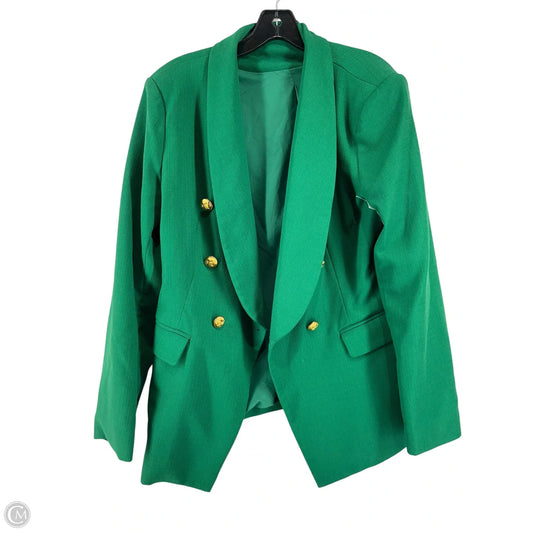 Blazer By Clothes Mentor In Green, Size: Xl