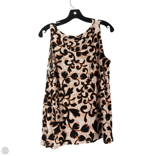 Top Sleeveless By Chicos In Multi-colored, Size: M