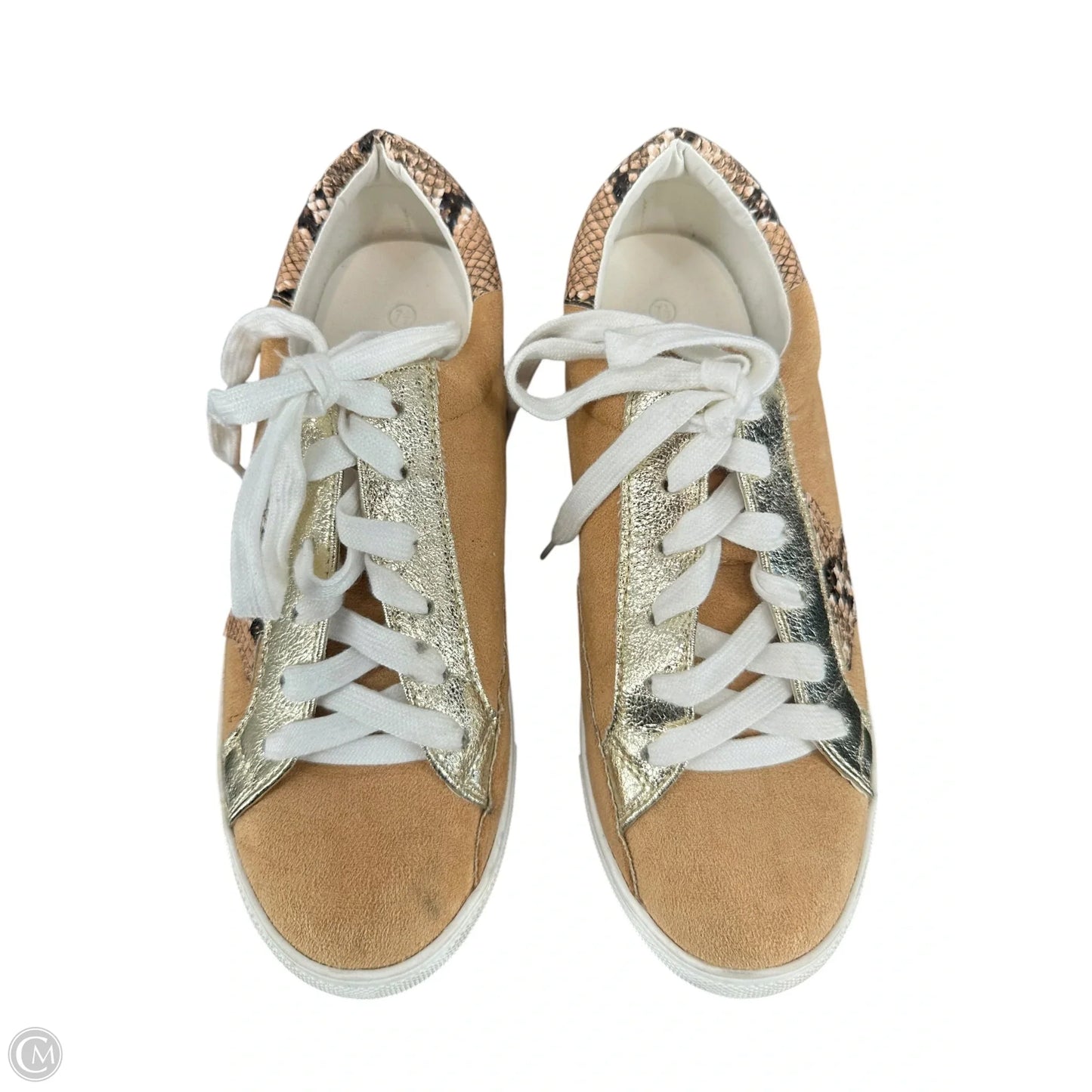 Shoes Sneakers By Nature Breeze In Brown, Size: 7.5