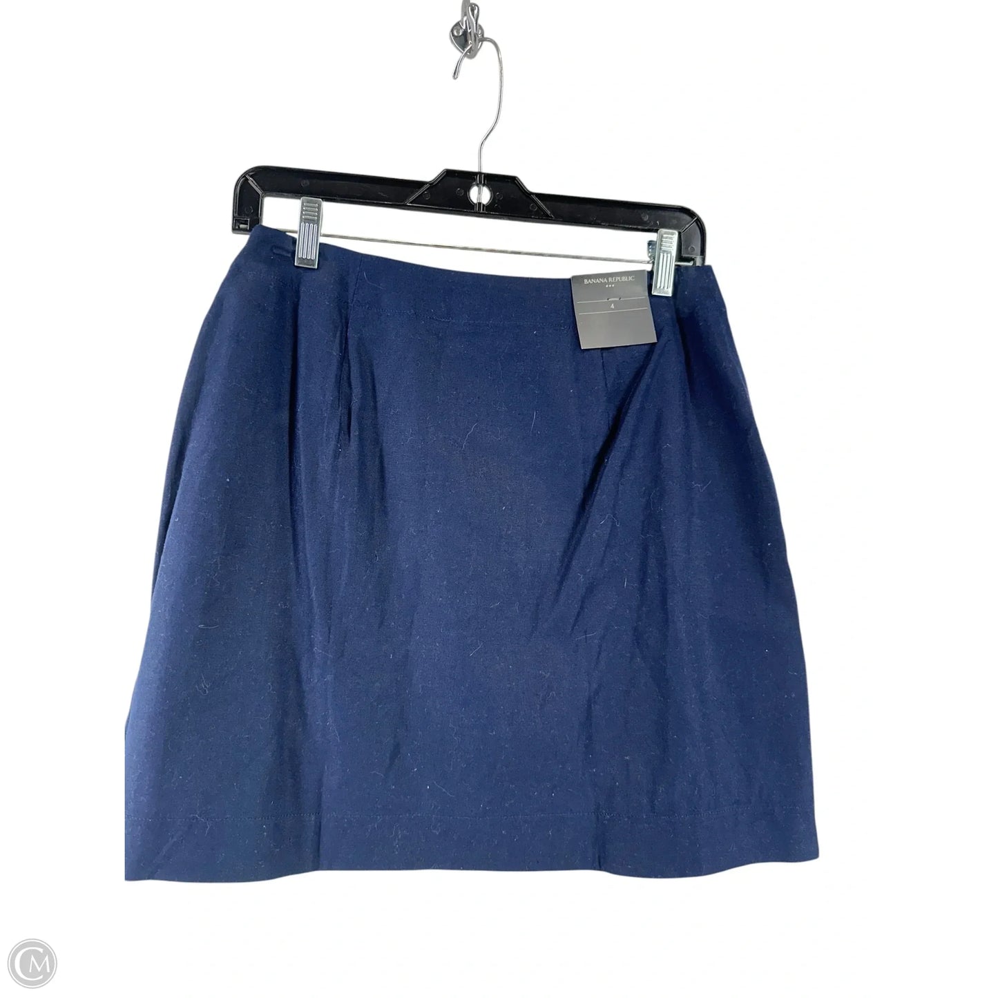 Skirt Mini & Short By Banana Republic In Navy, Size: 4