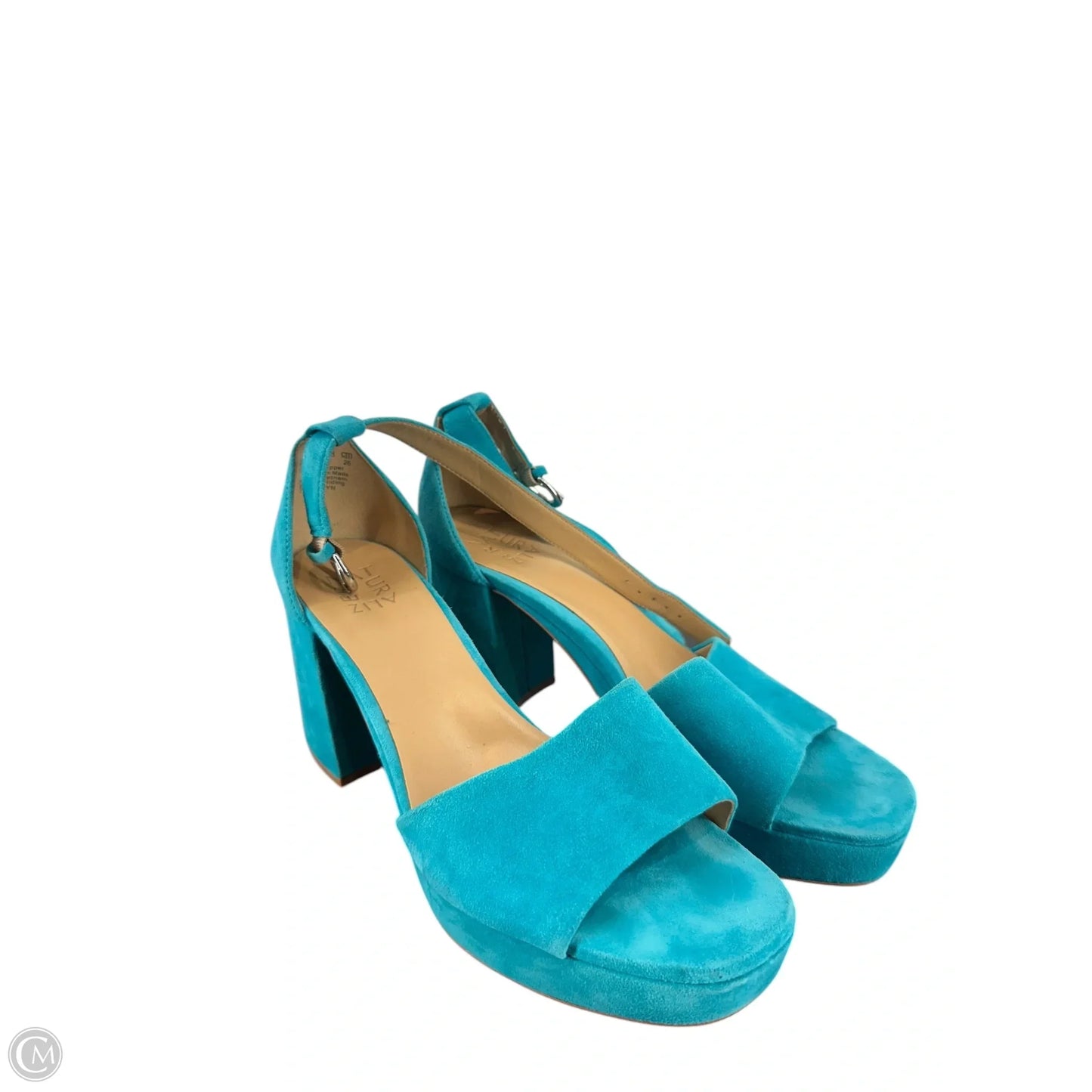 Shoes Heels Block By Naturalizer In Teal, Size: 10