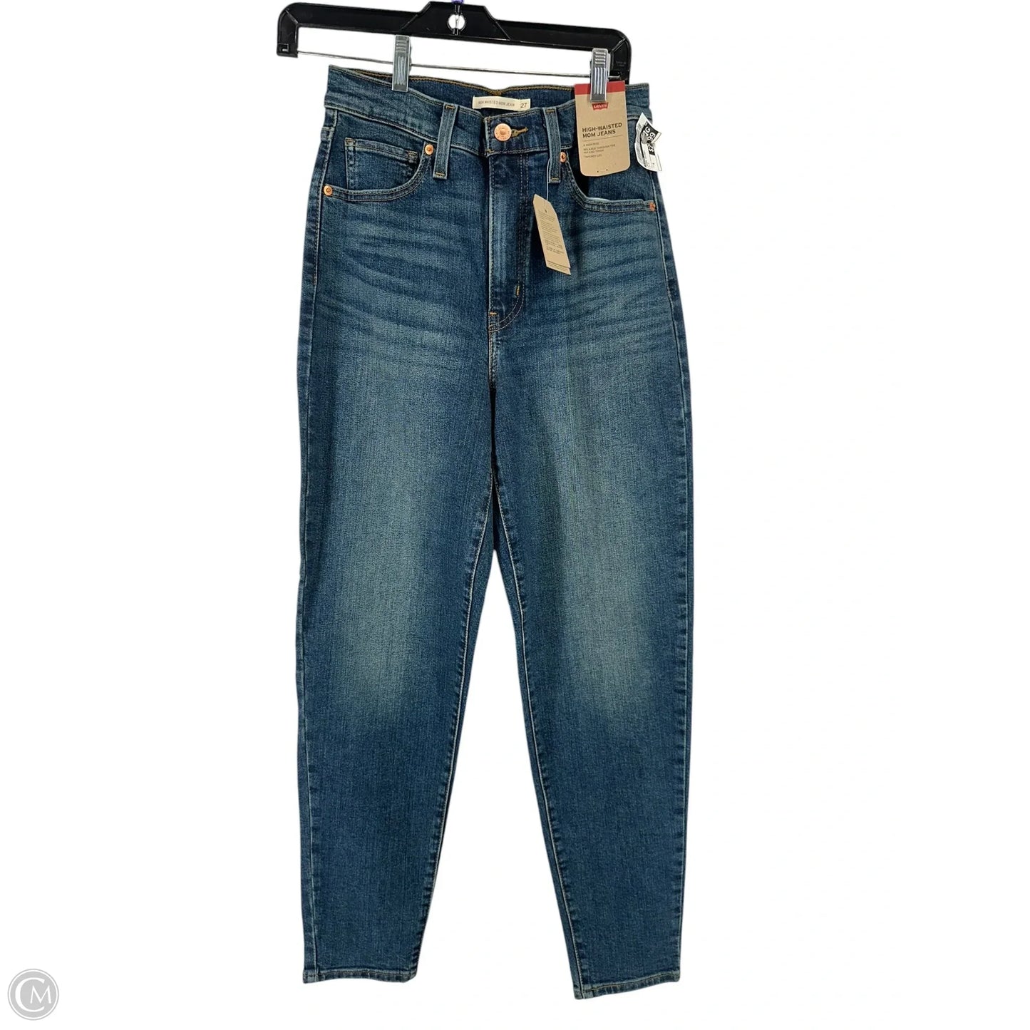 Jeans Skinny By Levis In Blue, Size: 4