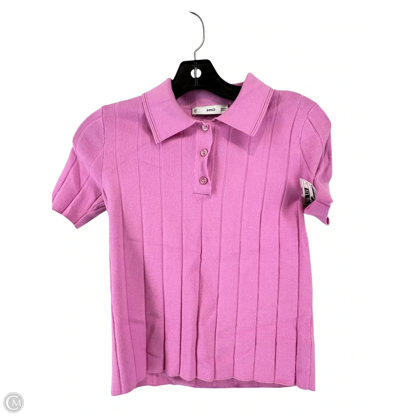 Top Short Sleeve By Mng In Pink, Size: S