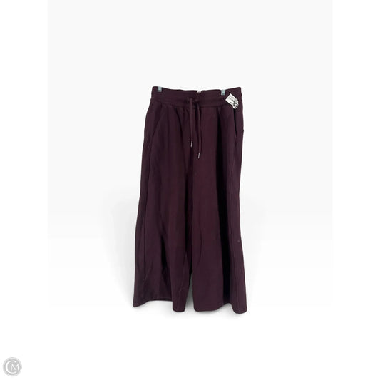 Athletic Pants By Lululemon In Maroon, Size: M