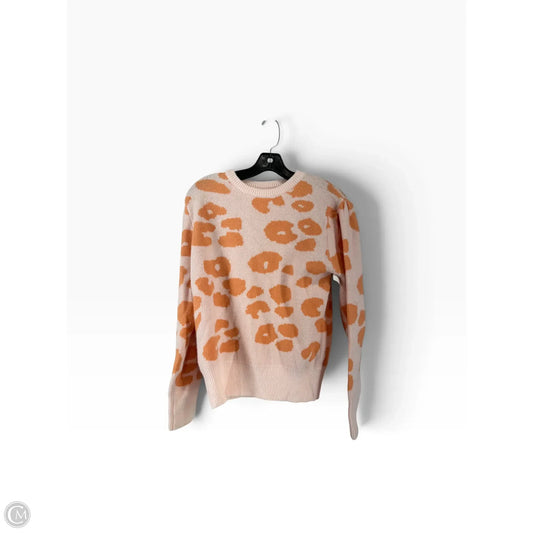 Sweater By Clothes Mentor In Orange & Pink, Size: Xs