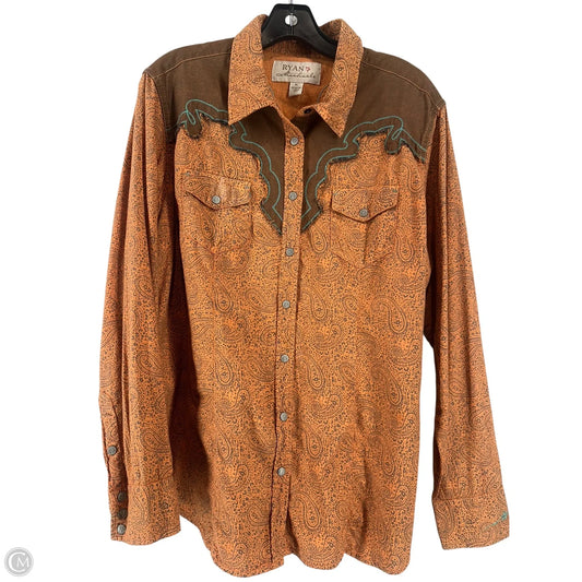 Top Long Sleeve By Cma In Multi-colored, Size: Xl