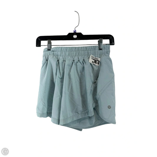 Athletic Shorts By Lululemon In Blue, Size: 6
