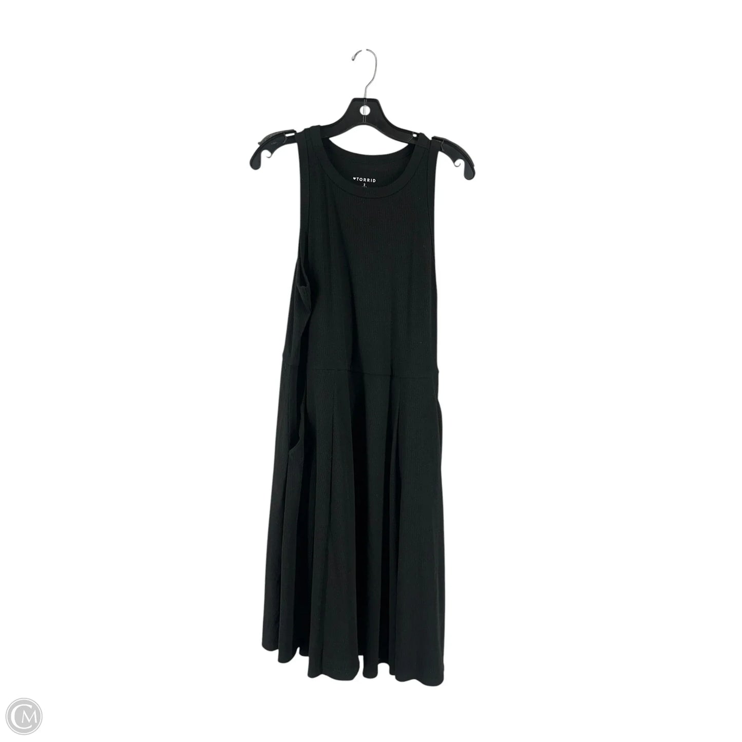 Dress Casual Midi By Torrid In Black, Size: 2x