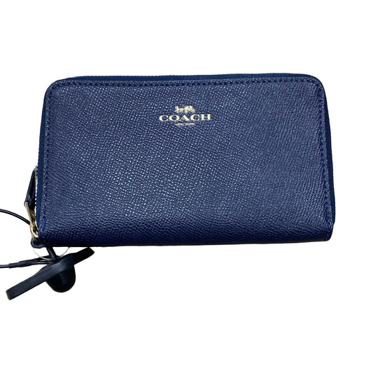 Wallet Designer By Coach In Blue, Size:Medium