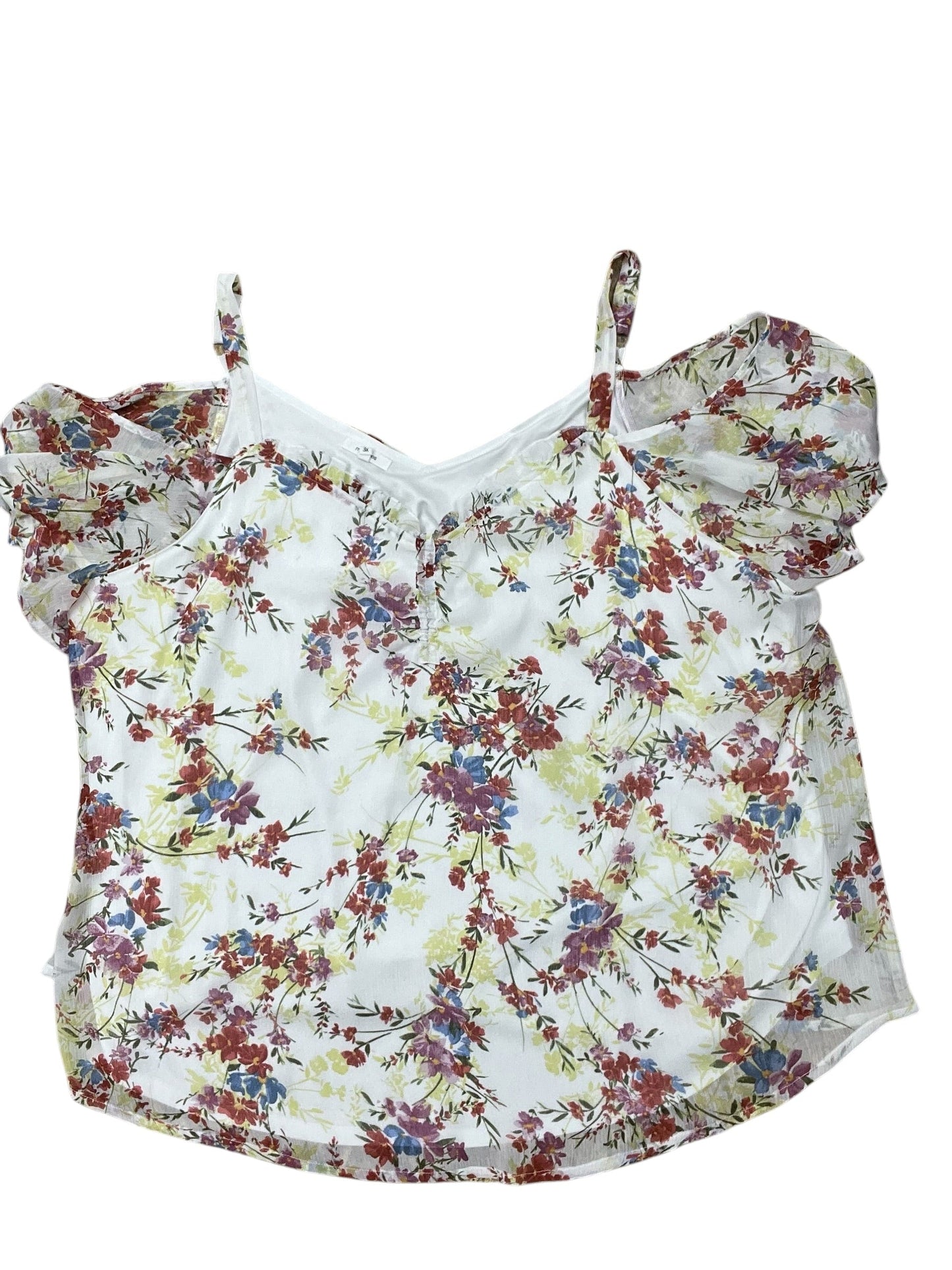 Top Ss By Maurices In White, Size:3X