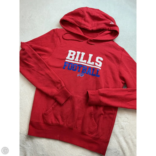 Sweatshirt Hoodie By New Era In Red, Size: S