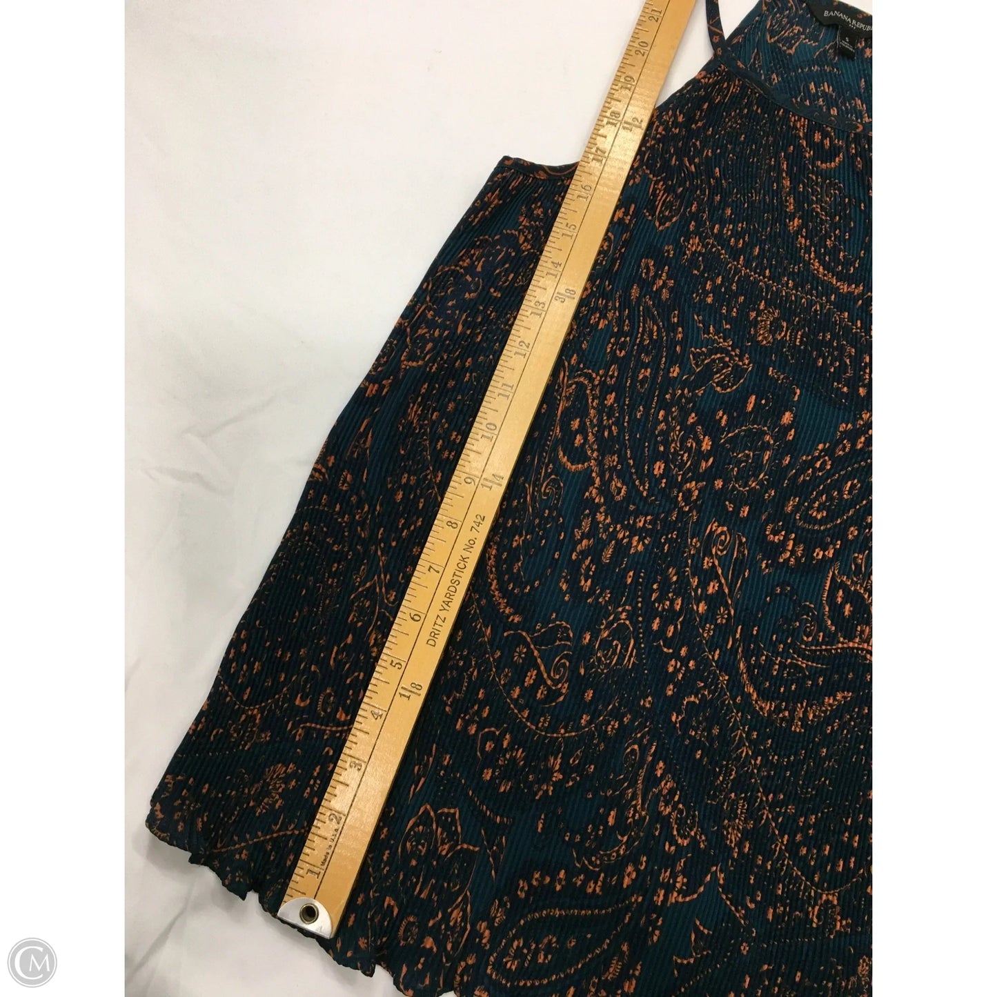 Top Sleeveless By Banana Republic In Teal, Size: S