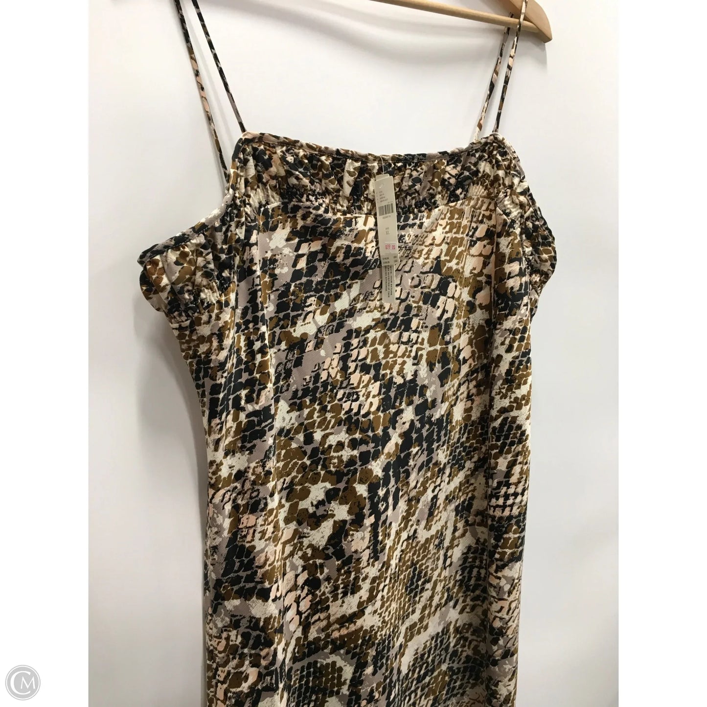 Dress Casual Maxi By Anthropologie In Snakeskin Print, Size: Xl
