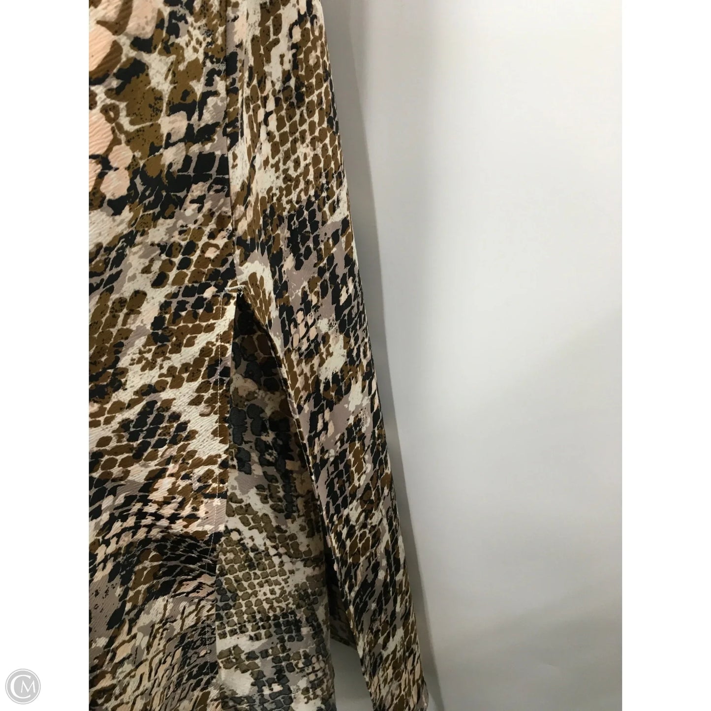 Dress Casual Maxi By Anthropologie In Snakeskin Print, Size: Xl