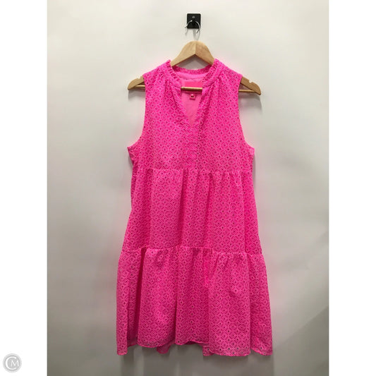 Dress Designer By Lilly Pulitzer In Pink, Size: L
