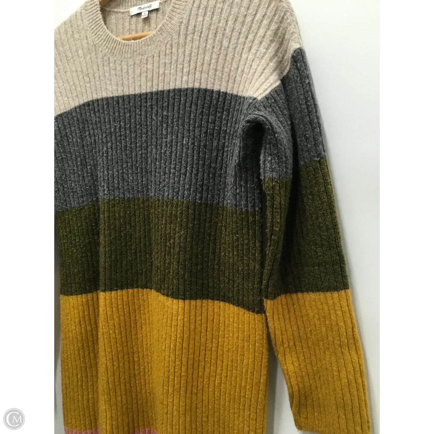 Dress Sweater By Madewell In Striped Pattern, Size: S
